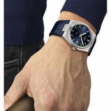 Load image into Gallery viewer, Tissot PRX Blue Dial Blue Leather Strap Watch for Men - T137.410.16.041.00