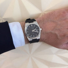 Load image into Gallery viewer, Tissot PRX Black Dial Black Rubber Strap Watch For Men - T137.410.17.051.00