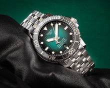 Load image into Gallery viewer, Tissot Seastar 1000 Powermatic 80 Green Dial Silver Steel Strap Watch For Men - T120.407.11.091.01