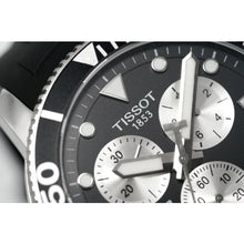 Load image into Gallery viewer, Tissot Seastar 1000 Chronograph Black Dial Black Rubber Strap Watch For Men - T120.417.17.051.00