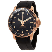 Load image into Gallery viewer, Tissot Seastar 1000 Powermatic 80 Black Dial Black Rubber Strap Watch for Men - T120.407.37.051.01
