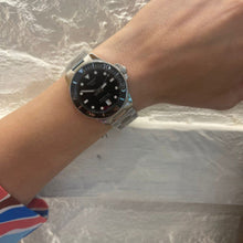 Load image into Gallery viewer, Tissot Seastar 1000 Lady Black Dial Silver Steel Strap Watch for Women - T120.210.11.051.00