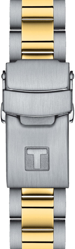 Tissot Seastar 1000 Black Dial Two Tone Steel Strap Watch for Women - T120.210.22.051.00