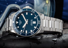 Load image into Gallery viewer, Tissot Seastar 1000 Blue Dial Silver Steel Strap Watch For Men - T120.410.11.041.00