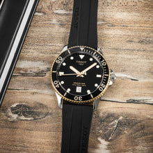 Load image into Gallery viewer, Tissot Seastar 1000 Black Dial Black Rubber Strap Watch For Men - T120.410.27.051.00