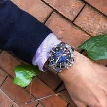 Load image into Gallery viewer, Tissot Seastar 1000 Chronograph Driver Blue Dial Silver Steel Strap Watch For Men - T120.417.11.041.01