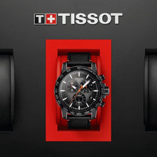 Load image into Gallery viewer, Tissot Supersport Chrono Grey Dial Black Nylon Strap Watch For Men - T125.617.36.081.00