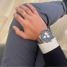 Load image into Gallery viewer, Tissot Supersport Chrono Blue Dial Silver Steel Strap Watch For Men - T125.617.11.041.00