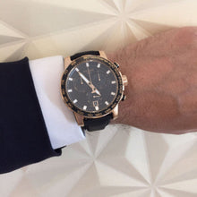 Load image into Gallery viewer, Tissot Supersport Chrono Black Dial Black Leather Strap Watch for Men - T125.617.36.051.00