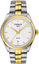 Load image into Gallery viewer, Tissot T Classic PR 100 White Dial Two Tone Steel Strap Watch for Men - T101.410.22.031.00