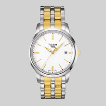 Load image into Gallery viewer, Tissot T Classic Dream White Dial Two Tone Steel Strap Watch for Men - T033.410.22.011.01