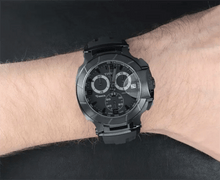 Load image into Gallery viewer, Tissot T Race Chronograph Black Dial Black Rubber Strap Watch for Men - T048.417.37.057.00
