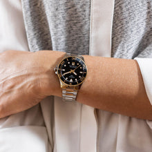 Load image into Gallery viewer, Tissot Seastar 1000 Black Dial Silver Steel Strap Watch For Men - T120.210.21.051.00