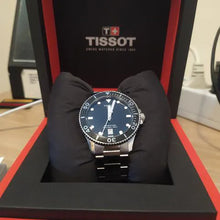 Load image into Gallery viewer, Tissot Seastar 1000 Black Dial Silver Steel Strap Watch For Men - T120.410.11.051.00