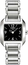 Load image into Gallery viewer, Tissot T Wave Black Dial Silver Steel Strap Watch for Women - T02.1.285.52