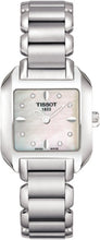 Load image into Gallery viewer, Tissot T Wave Diamonds Mother of Pearl Dial Silver Steel Strap Watch for Women - T02.1.285.74