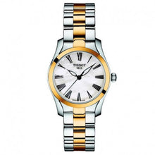 Load image into Gallery viewer, Tissot T Wave Quartz Mother of Pearl Dial Two Tone Steel Strap Watch for Women - T112.210.22.113.00