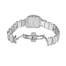 Load image into Gallery viewer, Tissot T Wave Black Dial Silver Steel Strap Watch for Women - T02.1.285.52