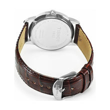 Load image into Gallery viewer, Tissot T Classic Dream White Dial Brown Leather Strap Watch for Men - T033.410.16.013.01