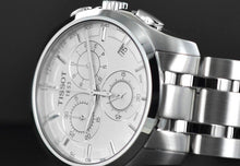 Load image into Gallery viewer, Tissot T Classic Couturier Chronograph White Dial Silver Steel Strap Watch For Men - T101.617.11.031.00