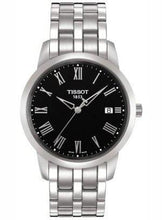 Load image into Gallery viewer, Tissot T Classic Black Dial Silver Steel Strap Watch for Men - T063.610.11.058.00