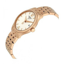 Load image into Gallery viewer, Tissot T Classic Tradition Lady White Dial Rose Gold Steel Strap Watch for Women - T063.210.33.037.00