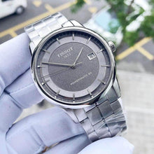 Load image into Gallery viewer, Tissot Luxury Powermatic 80 Grey Dial Silver Steel Strap Watch for Men - T086.407.11.061.00