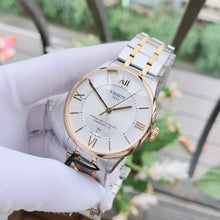 Load image into Gallery viewer, Tissot Chemin des Tourelles Powermatic 80 Helvetic Pride Silver Dial Two Tone Steel Strap Watch for Men - T099.407.22.038.01