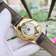 Load image into Gallery viewer, Tissot T Classic Chemin Des Tourelles Powermatic 80 Brown Dial Brown Leather Strap Watch for Men - T099.407.36.447.00