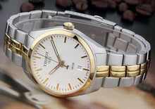 Load image into Gallery viewer, Tissot T Classic PR 100 White Dial Two Tone Steel Strap Watch for Men - T101.410.22.031.00