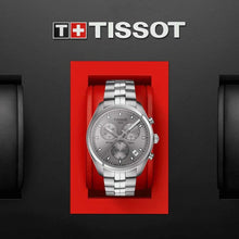 Load image into Gallery viewer, Tissot PR 100 Chronograph Grey Dial Silver Steel Strap Watch for Men - T101.417.11.071.00