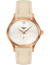 Load image into Gallery viewer, Tissot T Lady Bella Ora Mother of Pearl Dial Cream Leather Strap Watch for Women - T103.310.36.111.00