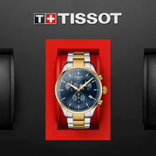 Load image into Gallery viewer, Tissot Chrono XL Classic Blue Dial Two Tone Steel Strap Watch for Men - T116.617.22.041.00