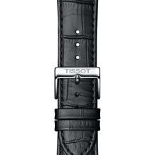 Load image into Gallery viewer, Tissot Carson Premium Automatic Lady Silver Dial Black Leather Strap Watch for Women - T122.207.16.033.00