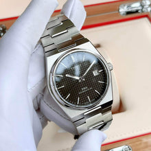Load image into Gallery viewer, Tissot PRX Powermatic 80 Black Dial Silver Steel Strap Watch for Men - T137.407.11.051.00
