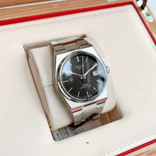 Load image into Gallery viewer, Tissot PRX Powermatic 80 Black Dial Silver Steel Strap Watch for Men - T137.407.11.051.00
