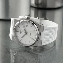 Load image into Gallery viewer, Tissot PRX 40 White Dial White Rubber Strap Watch For Men -  T137.410.17.011.00