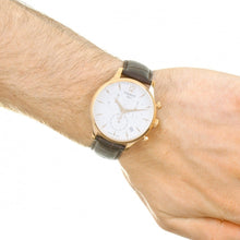 Load image into Gallery viewer, Tissot T Classic Tradition Chronograph White Dial Brown Leather Strap Watch For Men - T063.617.36.037.00