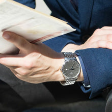 Load image into Gallery viewer, Tissot T Classic Tradition Grey Dial Silver Steel Strap Watch For Men - T063.610.11.067.00