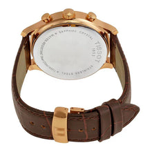 Load image into Gallery viewer, Tissot T Classic Tradition Chronograph White Dial Brown Leather Strap Watch For Men - T063.617.36.037.00