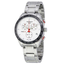 Load image into Gallery viewer, Tissot T Sport PRS 516 Chronograph White Dial Silver Steel Strap Watch For Men - T100.417.11.031.00