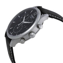 Load image into Gallery viewer, Tissot Chrono XL Classic Black Dial Black Leather Strap Watch For Men - T116.617.16.057.00