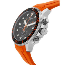 Load image into Gallery viewer, Tissot Seastar 1000 Chronograph Black Dial Orange Rubber Strap Watch For Men - T120.417.17.051.01
