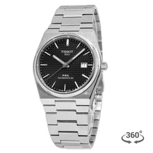 Load image into Gallery viewer, Tissot PRX Powermatic 80 Black Dial Silver Steel Strap Watch for Men - T137.407.11.051.00