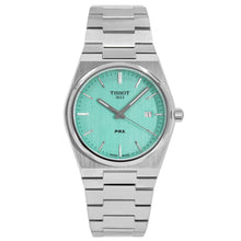 Load image into Gallery viewer, Tissot PRX Quartz Light Green Dial Silver Steel Strap Watch for Men - T137.410.11.091.01