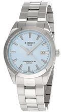 Load image into Gallery viewer, Tissot Gentleman Powermatic 80 Silicium Ice Blue Silver Steel Strap Watch For Men - T127.407.11.351.00