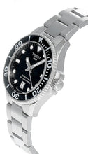 Load image into Gallery viewer, Tissot Seastar 1000 Lady Black Dial Silver Steel Strap Watch for Women - T120.210.11.051.00