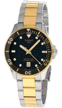 Load image into Gallery viewer, Tissot Seastar 1000 Black Dial Two Tone Steel Strap Watch for Women - T120.210.22.051.00