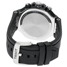 Load image into Gallery viewer, Tissot T Race Chronograph White Dial Black Rubber Strap Watch For Men - T141.417.17.011.00