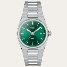 Load image into Gallery viewer, Tissot PRX Quartz Green Dial Steel Silver Steel Strap Watch for Men - T137.410.11.081.00